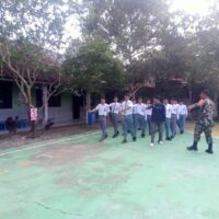 Koramil 1002-06/Barabai Gelar Pembinaan Wawasan Kebangsaan di SMK Muda Kreatif