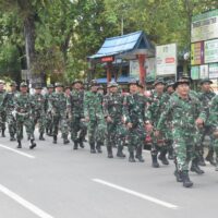 Hadapi Tugas Teritorial yang Kompleks, Kodim 1002/HST Uji Fisik Prajurit Lewat PSJM