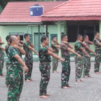 Asah Kemampuan Bela Diri, Kodim 1008/Tabalong Gelar Latihan Karate