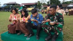 Pasiter Kodim 0912/Kubar Bersama Kabid Perkim Tinjau Sasaran Sumur Bor (TMAB) dan MCK di Kampung Tering