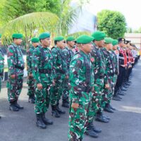 TNI-Polri Bersinergi, Apel Siaga Kamtibmas Selama Bulan Ramadhan di Kota Tidore
