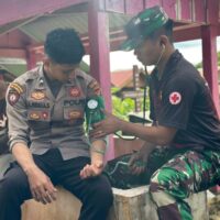 Jaga Stamina di Sasaran Semenisasi, Personel Polres Kubar Jalani Pemeriksaan Berkala