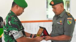 Dandim 1710/Mimika Pimpin Tradisi Korps Pindah Satuan dan Purna Tugas Prajurit