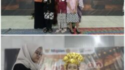 Raline Dzakira Murid Kelas 2 SDN Ngronggo 3 Kota Kediri menunjukkan kepercayaan diri di panggung Kota Kediri