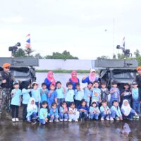 Mengenal Dunia Dirgantara, Ratusan Pelajar Makassar Kunjungi Lanud Sultan Hasanuddin