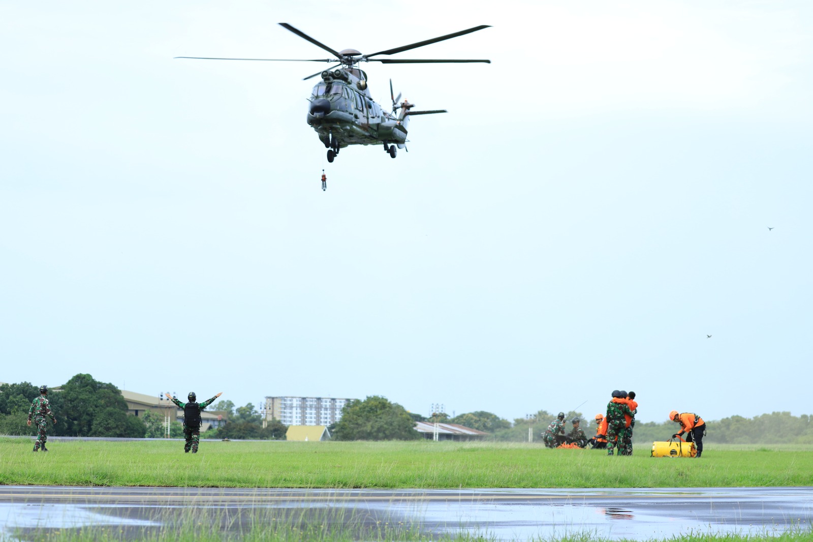 Lanud Sultan Hasanuddin Gelar Latihan Kesiagaan I TA 2026, Uji Kesiapan Personel dan Sistem Penanggulangan Kontinjensi