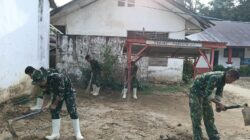 Satgas Kodam I/BB Pulihkan Sekolah Terdampak Banjir di Tapsel, Siswa Kembali Belajar Normal