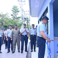 Bangun Lingkungan Aman, Nyaman dan Tentram, Danlanud Sultan Hasanuddin Resmikan Pos Pengamanan Komplek Catalina