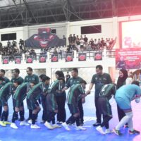 Kodim 1002/HST Dukung Kemajuan Olahraga Daerah Melalui Peresmian GOR Murakata