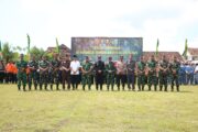 Kebersamaan Pemkab Probolinggo dan TNI Terlihat dalam Momentum Foto Bersama Pembukaan TMMD ke-126