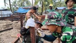 Pembangunan Rumah Terus Digenjot, Satgas TMMD Kodim 1710/Mimika Kejar Target Penyelesaian