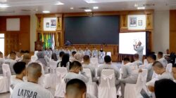Tanamkan Semangat Disiplin dan Jiwa Bela Negara, Personel Lanud Sjamsudin Noor Hadir Humanis di BPSDMD Kalsel Pada Latsar CPNS KPU 2026