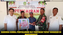 Babinsa Kawal Penyaluran BLT Pastikan Tepat Sasaran di Masyarakat