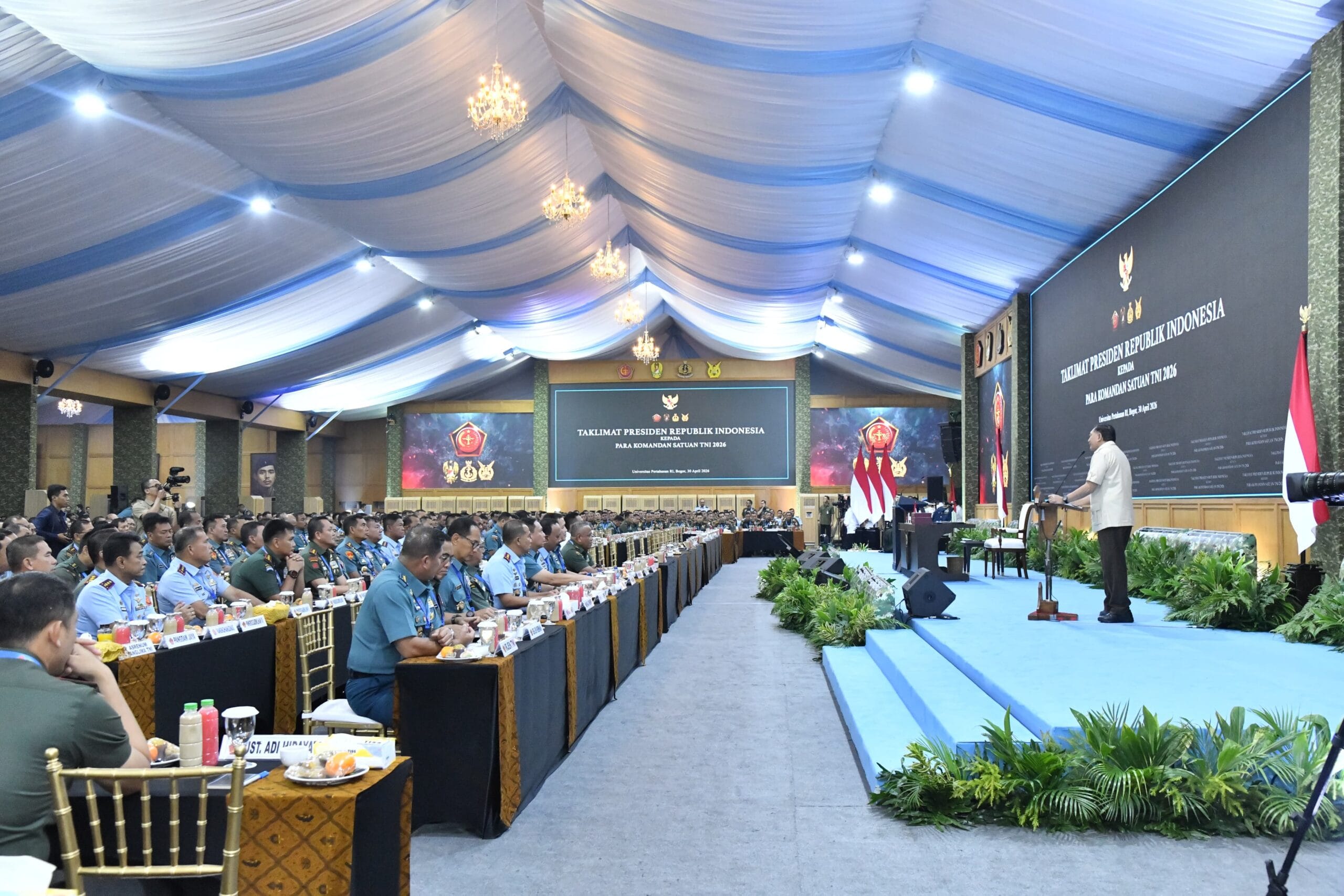 Danlanud Sultan Hasanuddin Hadiri Taklimat Presiden Republik Indonesia