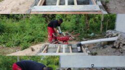 Satgas TMMD Ke-128 Kodim 1801/Manokwari Kerjakan Pembuatan Bak Septictank RTLH Tmmd