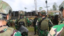 Wapangkoops TNI Habema Tinjau Kesiapsiagaan Prajurit di Pos Kotis Dekai
