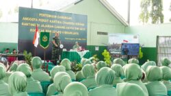 Perkuat Soliditas Dalam Mendukung Tugas Suami Sebagai Prajurit, Persit Kodim Bojonegoro Gelar Pertemuan Gabungan