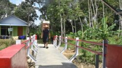 Sinergi TNI dan Masyarakat, Jembatan Garuda Rampung Tepat Waktu