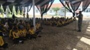 Koramil Wonomerto Tanamkan Kedisiplinan Dan Pembentukan Karakter Siswa Melalui MPLS