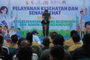 Sinergi, Kodim 0813 Bersama Pemkab dan BPJS Bojonegoro Gelar Pelayanan Kesehatan Gratis