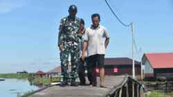 Babinsa Hadir di Tengah Warga, Perkuat Keamanan Wilayah Terluar HST