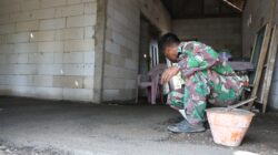 RTLH Milik Rafiah Fokus Pada Perbaikan Lantai Rumah