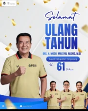 Ketua Askab PSSI Tangerang Sampaikan Ucapan Selamat HUT ke-61 untuk Bupati