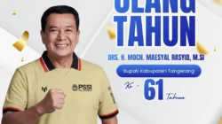 Ketua Askab PSSI Tangerang Sampaikan Ucapan Selamat HUT ke-61 untuk Bupati