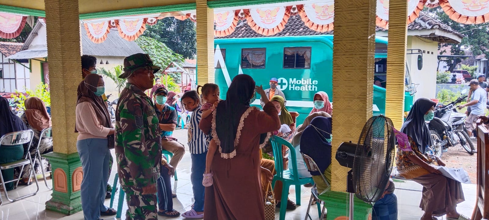 Koramil Sumberasih Dampingi Pelaksanaan Pemeriksaan Kesehatan Masyarakat Binaan Koramil Sumberasih Dampingi Pelaksanaan Pemeriksaan Kesehatan Masyarakat Binaan