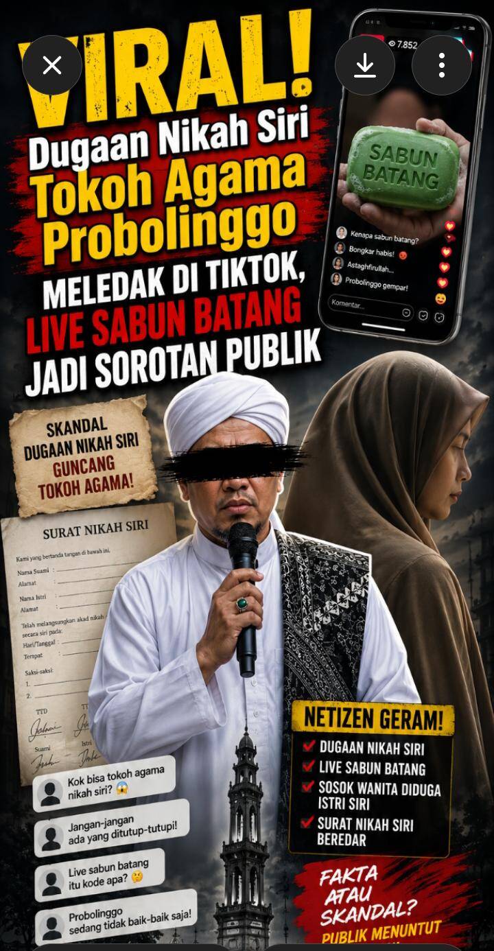 Nama Tokoh Ormas Keagamaan Terseret, Dugaan Pernikahan Siri Viral hingga Picu Keresahan Publik