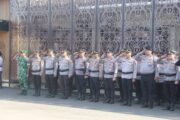 Sinergitas TNI-Polri, Kodim 1008/Tabalong Hadiri Apel Pengamanan Aksi Damai
