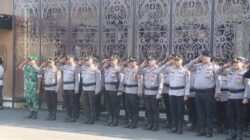 Sinergitas TNI-Polri, Kodim 1008/Tabalong Hadiri Apel Pengamanan Aksi Damai
