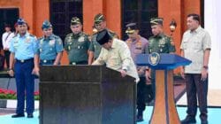 Panglima TNI Dampingi Presiden Prabowo Subianto Resmikan Museum dan Perpustakaan di Seskoad