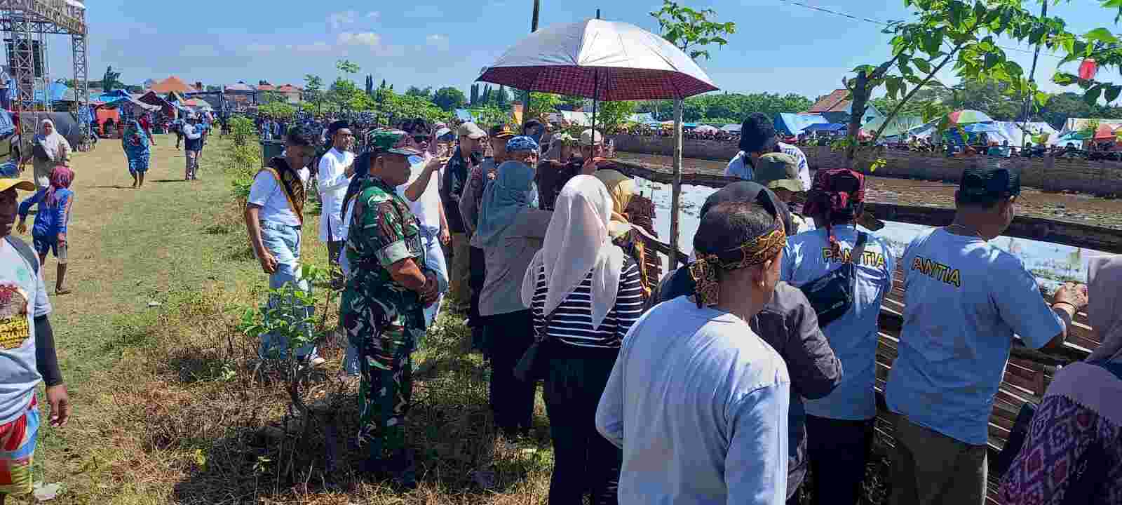 Lestarikan Budaya, Koramil Wonoasih Kawal Dan Amankan Festival Kerapan Sapeh Brujul