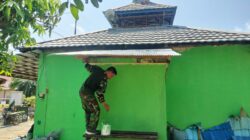 Satgas TMMD Ke-128 Kodim 0908/Bontang Laksanakan Pengecatan Mushola Al Ikhlas sebagai Sasaran Tambahan