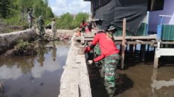 Satgas TMMD Ke-128 Kodim 0908/Bontang Terus Kebut Pengerjaan Badan Jalan Dengan Melester Pondasi