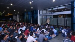 Cegah Penyalahgunaan Narkoba dan LGBT, Lanud Sultan Hasanuddin Gelar Apel Malam dan Tes Urine Prajurit Bujangan