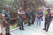 Tim Wasev Sterdam VI/Mulawarman Tinjau Langsung Progres TMMD Ke-128 Kodim 0908/Bontang