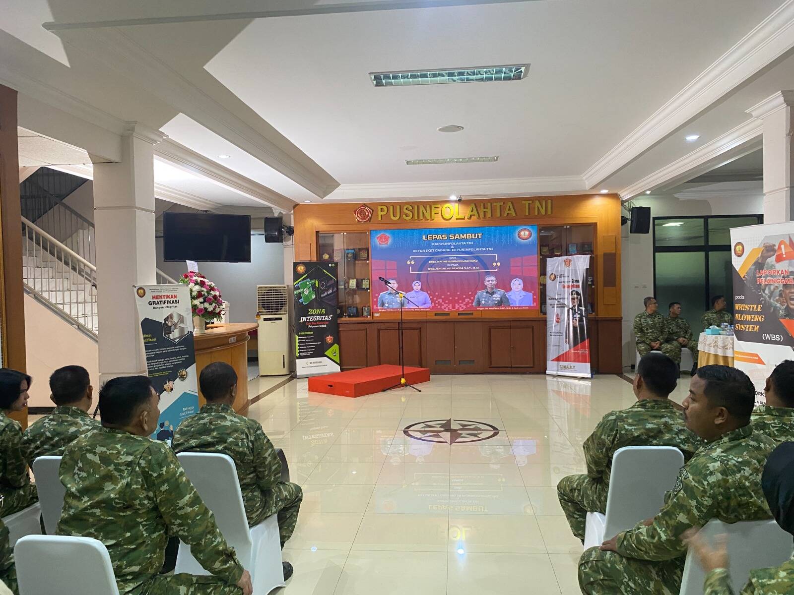 Tongkat Estafet Kepemimpinan Pusinfolahta TNI Resmi Berganti