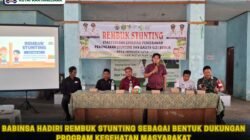 Babinsa Hadiri Rembuk Stunting Sebagai Bentuk Dukungan Program Kesehatan Masyarakat