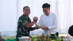 Akselerasi Pembangunan, Dandim 0808/Blitar Bersama Forkopimda Letakkan Batu Pertama Jembatan Garuda Sungai Ratu