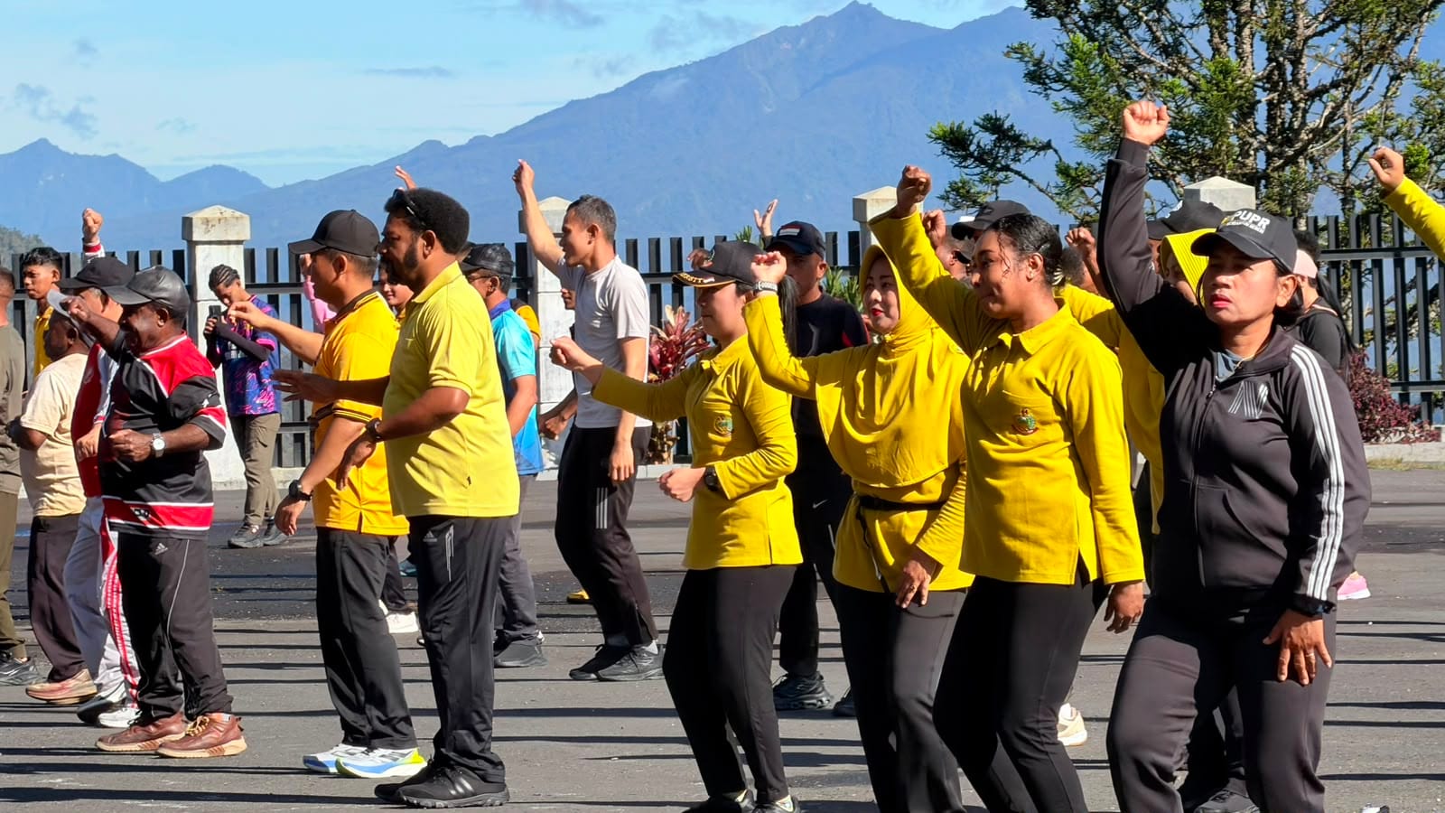 Kodim 1714/PJ, Polri dan Pemda Rutin Gelar Jumat Sehat, Pererat Kebersamaan dan Kesehatan
