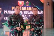 Pangdam VI/Mulawarman Kunjungi Kodim 0908/Bontang, Berikan Arahan kepada Prajurit