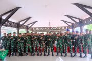 Pangdam VI/Mulawarman Kunjungi Kodim 0908/Bontang, Berikan Arahan kepada Prajurit