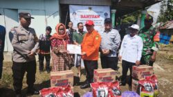 TNI dan Pemkab HST Bersinergi Ringankan Beban Korban Bencana Puting Beliung