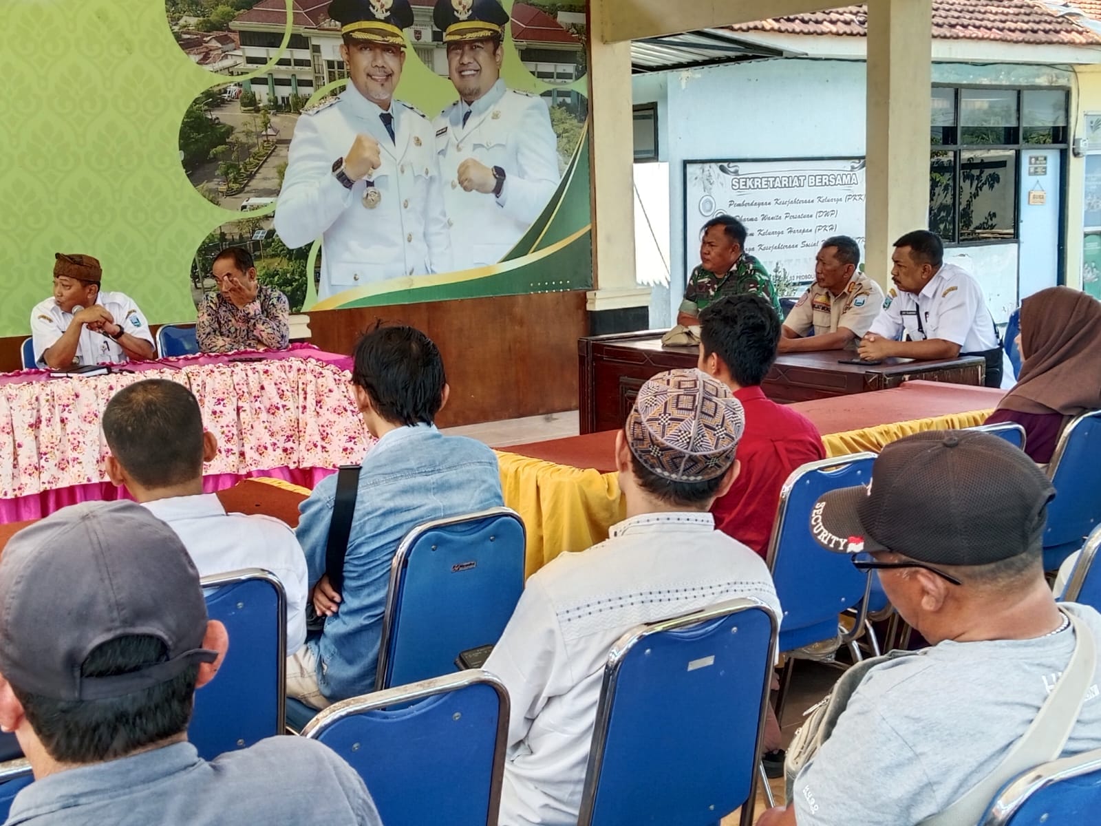 Pemulihan Drainase Ruas Jorongan-Leces Jadi Fokus, Koramil Hadiri Koordinasi Lintas Sektor
