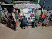 TNI Bersama Warga Perkuat Keamanan Lingkungan, Koramil Kanigaran Turun Langsung Awasi Siskamling