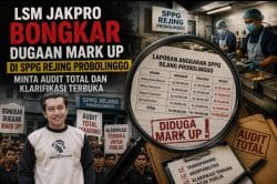LSM JAKPRO Ungkap Indikasi Ketidaksesuaian Harga di SPPG Rejing, Aparat Diminta Turun Tangan