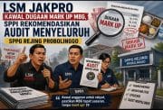 LSM JAKPRO Kawal Dugaan Mark Up MBG, SPPI Rekomendasikan Audit Menyeluruh SPPG Rejing