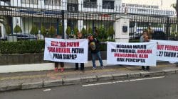 Dari Depan Gedung MA, Pencipta Lagu Serukan Perlindungan Hak Cipta dan Kepastian Hukum